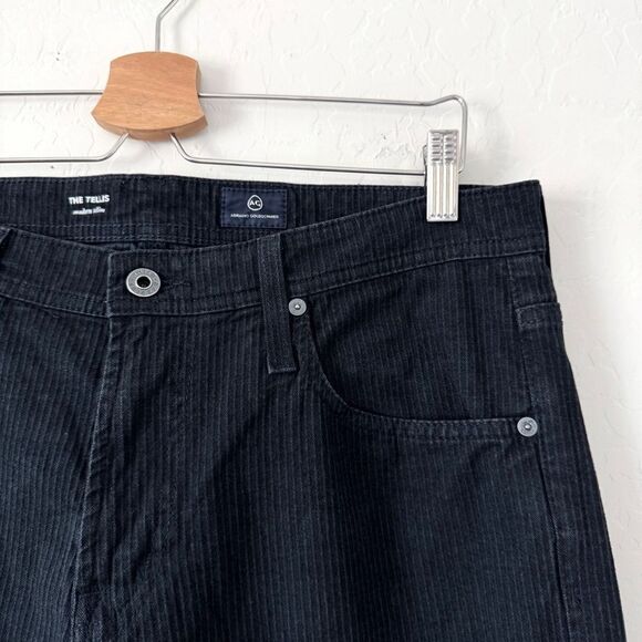 AG Adriano Goldschmied The Tellis Modern Slim Jeans Striped Size 34R - Picture 6 of 10